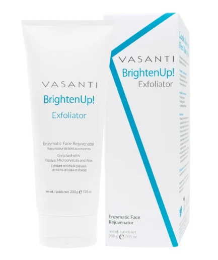 VASANTI Brighten Up! Exfoliator Enzymatic Face Rejuvenator, 7.05 oz