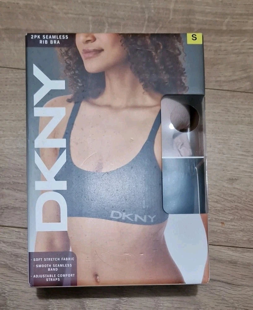 71DKNY2PackSmallSeamlessRibBraSet1
