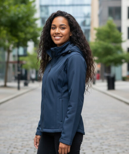 32 Degrees Ladies Soft Tech Short Jacket in Blue S size