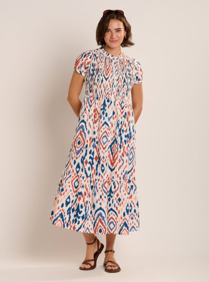 Printed Midi Dress